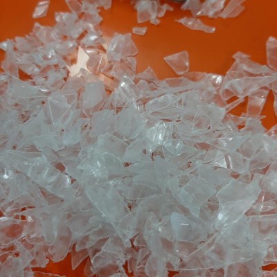 HOT WASHED CLEAN 100% CLEAR PET FLAKES FROM BOTTLES FOR FIBER PRODUCTION -  MS KATE / Tel/ Whatsapp : +84973104402